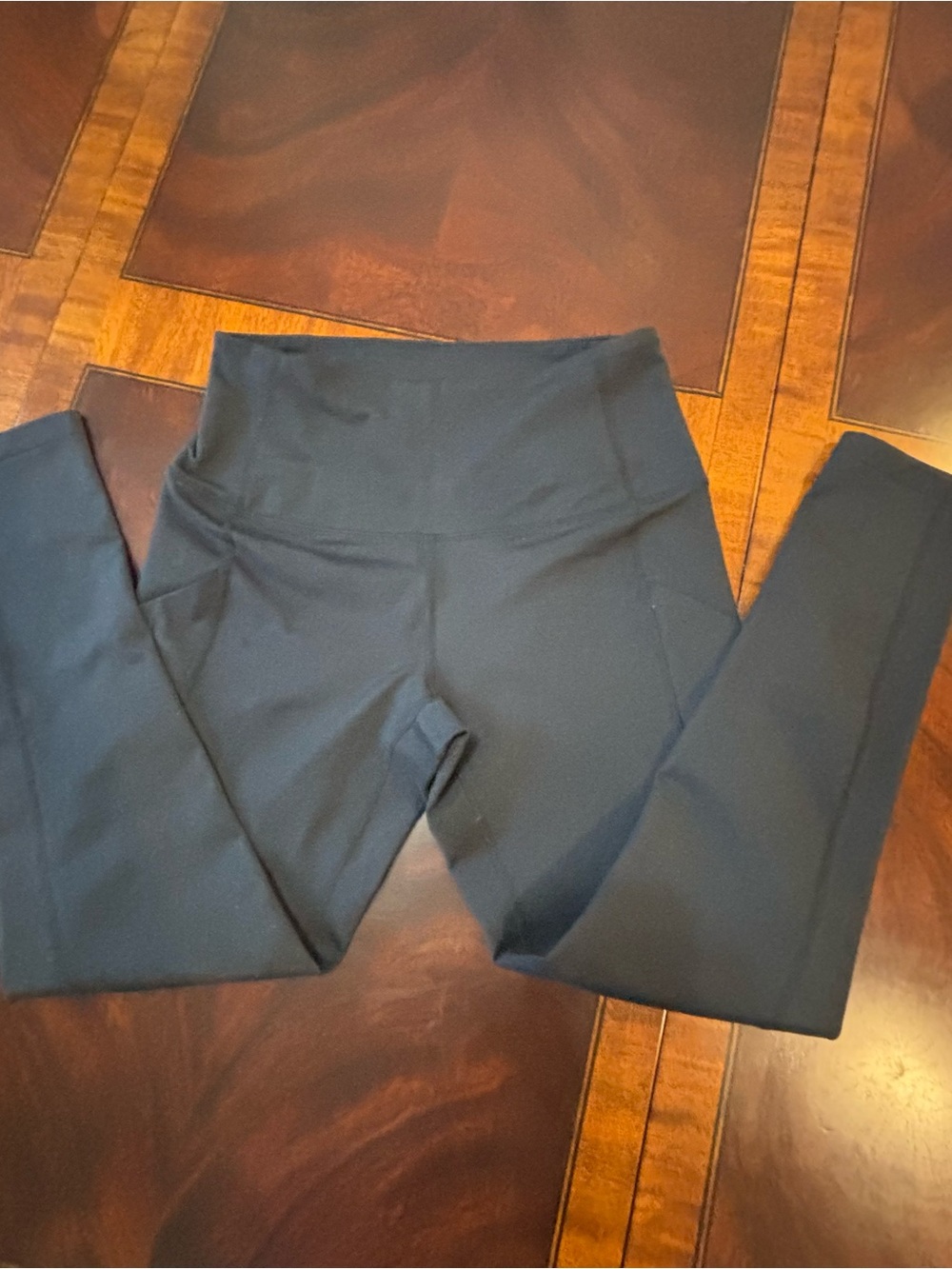 Zella Black High-Waisted Performance Leggings with Side Pockets - Women's Size S